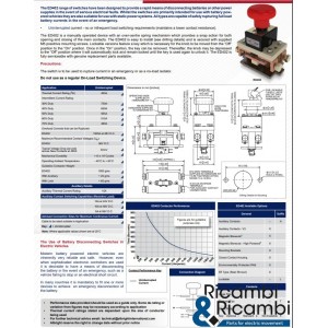 EMERGENCY SWITCH ED402A-2