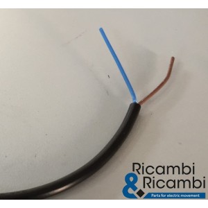 BLACK CABLE 2X0.75